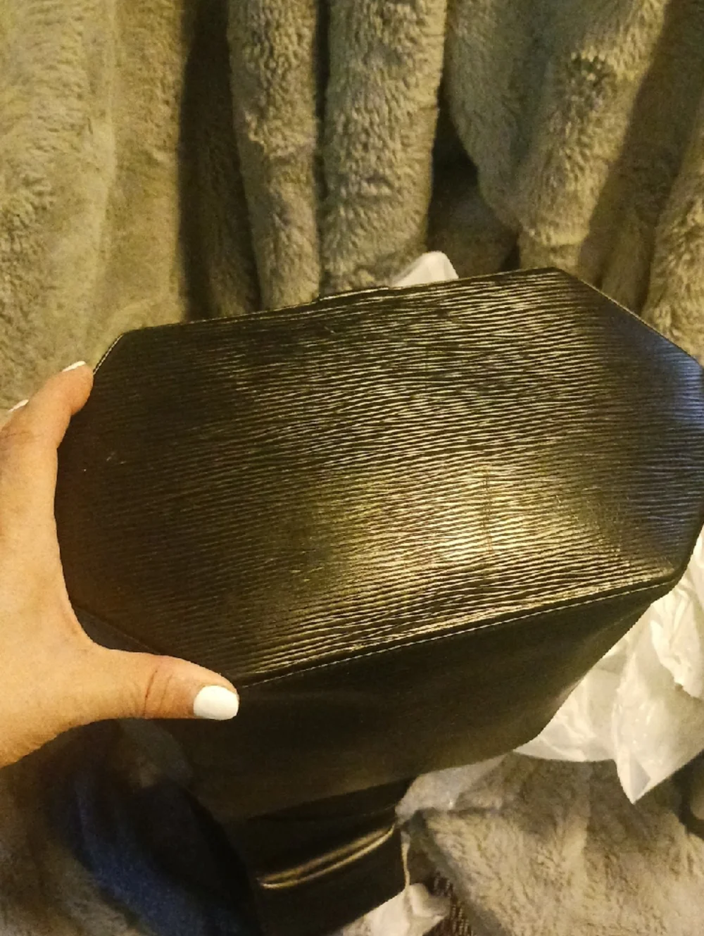Louis Vuitton Black Epi Leather Sac A Dos .(preloved )